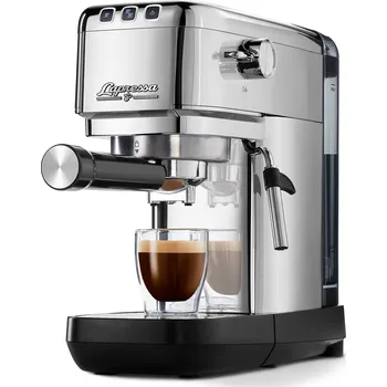 Kávovar 624549 - Tchibo - Pákový kávovar »Lapressa« - barva: stříbrná