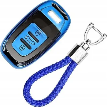 KASER Pouzdro / Obal na klíč od auta AUDI A1 - A7 Q1 Q3 Q5 TT + přívěsek na klíče