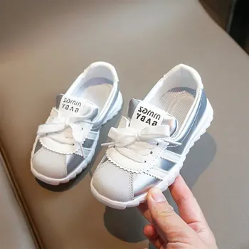 Chlapecká obuv Dětské sportovní tenisky Barva: Stříbrná, Velikost: 28