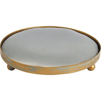 vonný vosk Mathilde M. - Polštářek na vonný jíl kulatý, šedý