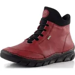 Rieker šněrovací kotník červený 55069-35 - 41 | P696698