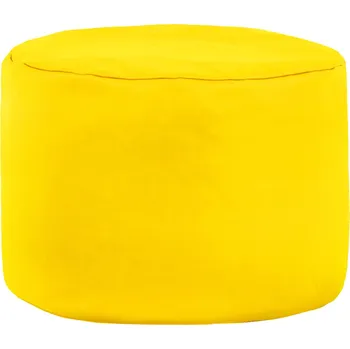 Taburet Taburet na sezení Eko kůže CILINDRO křeslo ŽLUTÁ
