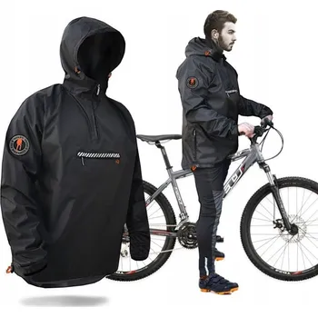 Moto bunda Bunda Hornhill Sp-Trail Lehká větrovka Cyklistické kapsy kapuce L/XL