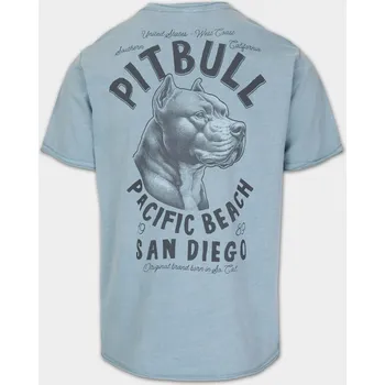 Pánská móda PitBull West Coast Triko PACIFIC - modré - PWC_PTPACIFIC_WBLUE Velikosti: XL