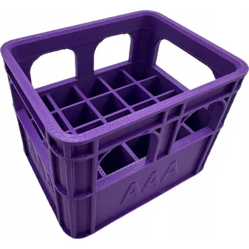 Úložný box ORGANIZÉR NA BATERIE AAA KOŠÍK POUZDRO, OBAL FIALOVÝ