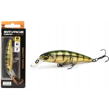 Umělá nástraha Wobler SAVAGE GEAR Gravity Twitch 6,7 cm neutrální OKOUN