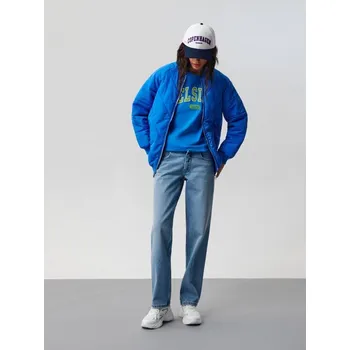 Sinsay - Džíny straight low waist - modrá - 2081F-50J - 2081F-50J-32