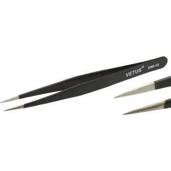 Kosmetická pinzeta PINZETA PINZETA KOVOVÁ PINZETA ESD-12 SMD