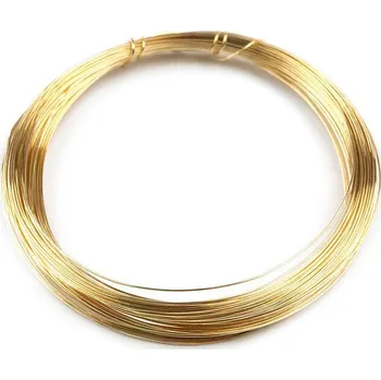 Vázací drát Drát měděný, lakovaný Ø0,3 mm Varianta: 2 zlatá, Balení: 1 ks 34744/52381/150215