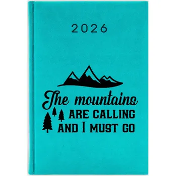 Kalendář Knižní kalendář 2026 A5 modrý