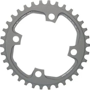 Klika na kolo Prevodník Stronglight MTB SRAM 1x11 94mm,36 Z.,Alu HT³,šed,m.závit,SRAM X01