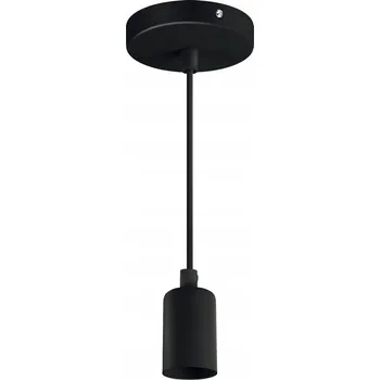 Závěsné svítidlo Ideus černé industriální E27 1-bodové bez zdroje světla