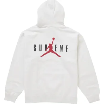Pánská móda Supreme Jordan Hooded Sweatshirt (FW24) Ash Grey M
