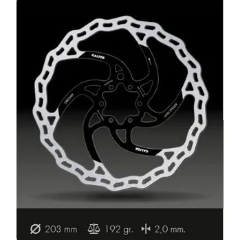 Brzda na kolo Galfer Fixed Wave | uchycení šrouby, 203 mm, 2,0mm