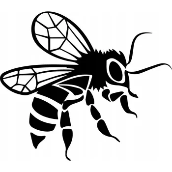 Obraz Samolepka na stěnu včela med 13x15cm