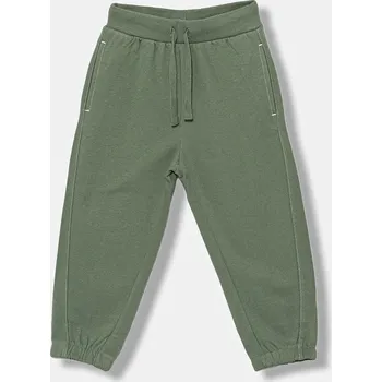 Dětské bavlněné tepláky United Colors of Benetton 3NBMGF053.P.seasonal zelená 97X, vel. 90