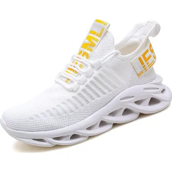 Pánské tenisky Pánské sportovní tenisky s prodyšnou platformou Barva: Bílá, Velikost: 41