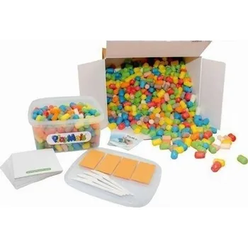 ostatní stavebnice PlayMais VELKÁ SADA KŘUPKY 1500 ks EKO STAVEBNICE KUKUŘIČNÉ + PŘÍSLUŠENSTVÍ