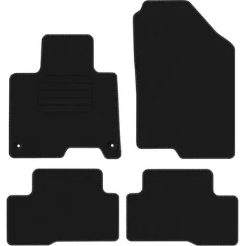 autokoberec Velurové autokoberce s upevněním v sadě Edecor