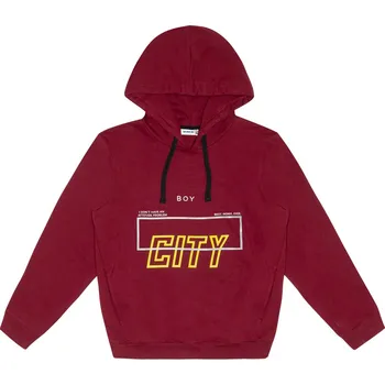 Chlapecká mikina Chlapecká mikina - Winkiki WJB 12070, bordo Barva: Bordo, Velikost: 152