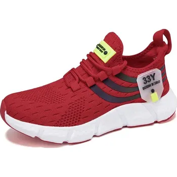 Pánské tenisky Pánské sportovní tenisky s prodyšným svrškem Barva: Červená, Velikost: 39