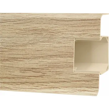 soklová lišta Lišta Vilo PVC 21 x 66 délka 250 cm dub