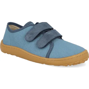 Dívčí tenisky Barefoot plátěnky Froddo - Canvas Denim modré Velikost: 32
