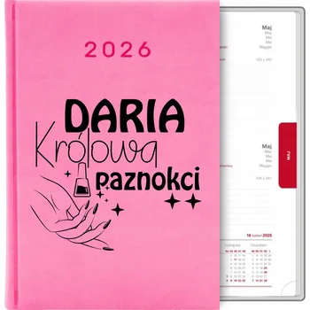 Kalendář Knižkový kalendář 2026 A5 růžový
