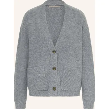Dámský svetr (The Mercer) N.Y. Dámský Pletený Kardigan Z Kašmíru, šedá, 42