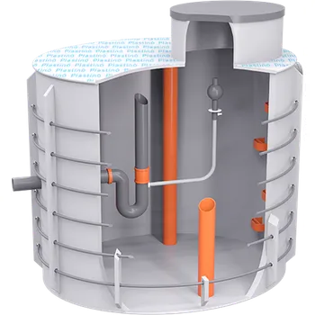 nádrž Plastino Akumulačně retenční nádrž s regulovaným odtokem k obetonování 2m3
