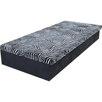 Postel Válenda Zebra/černá 200 × 80 cm molitanová
