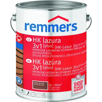 Vrták Remmers HK-Lazura 3v1 [plus] Impregnace Kaštan 5l + dárek