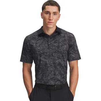 Pánské tričko Pánské polo tričko Under Armour Playoff 3.0 Printed Polo Under Armour černá | šedá 3390818