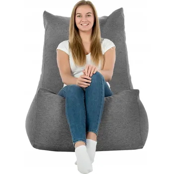 Křeslo Zahradní křeslo k sezení taburet ZERRA STŘÍBRNÝ