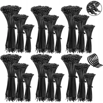 Stahovací páska Stahovací pásky, černé stahovací pásky 2,5 mm, 1800 ks