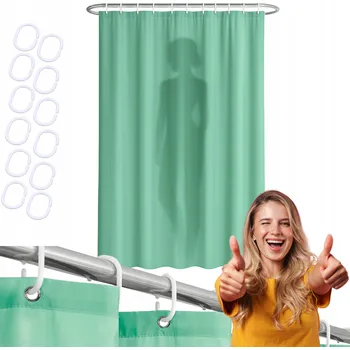 Prostěradlo Závěs do sprchy vinylový Decortrend 180 x 200 cm