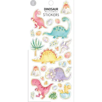 samolepka ANDĚL Samolepky dinosauři s průhledným podkladem 10 x 21,5 cm