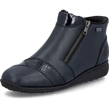 Dámské kozačky Dámská kotníková obuv RIEKER 47254-14 modrá W5 43