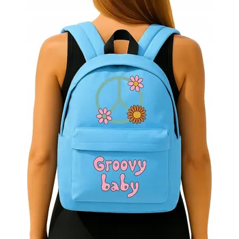 Školní batoh ŠKOLNÍ BATOH MODRÝ Pro Dívku Groovy Baby Studentský Do Školy