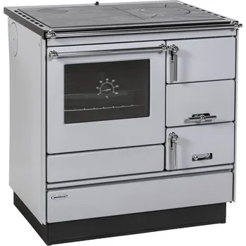 Sporák na tuhá paliva KVS Ekodivize a.s. KVS MORAVIA VSP 9103 sporák na tuhá paliva 8,4kW, s troubou, levý, šedá/chrom