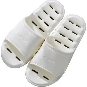 Dámská obuv Unisex koupelnové pantofle s měkkou protiskluzovou podrážkou Barva: Bílá, Velikost: 38-39