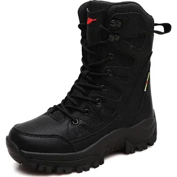 Pánská sportovní obuv Outdoorové kotníkové boty na šněrování Velikost: 44, Barva (Varianta): S208-Black