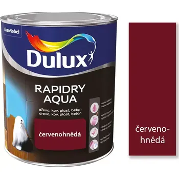 univerzální barva Dulux RAPIDRY AQUA červenohnědá 0,75L