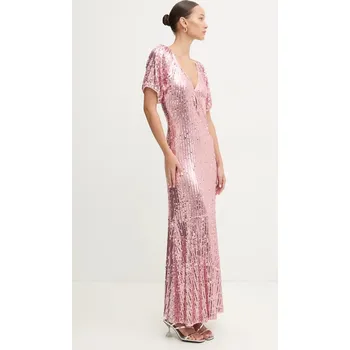 Dámské šaty Šaty Rotate 1131512307 růžová 30X, vel. 36