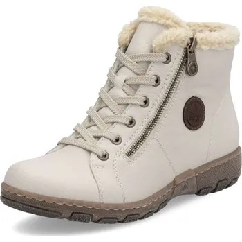 Dámské kozačky Dámská kotníková obuv RIEKER Z0121-60 béžová W5 41