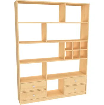 Obývací stěna Nábytek Mikulík Dělící stěna OPTIMA Javor