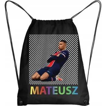 Školní batoh Školní Vak/Batoh na Tělocvik Do Školky Školy KYLIAN MBAPPÉ + JMÉNO 9