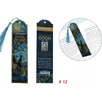 Obraz Sada 12 záložek do knihy - Inspirováno malbami V. van Gogha (CARMANI)
