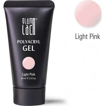 Umělé nehty GlamLac Polyacryl Gel Light Pink 60ml 60ml: 60ml