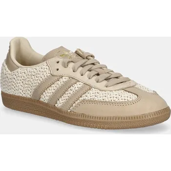 Dámské tenisky Boty adidas Originals Samba Og W dámské, béžová barva, JR9446, 38, 08X